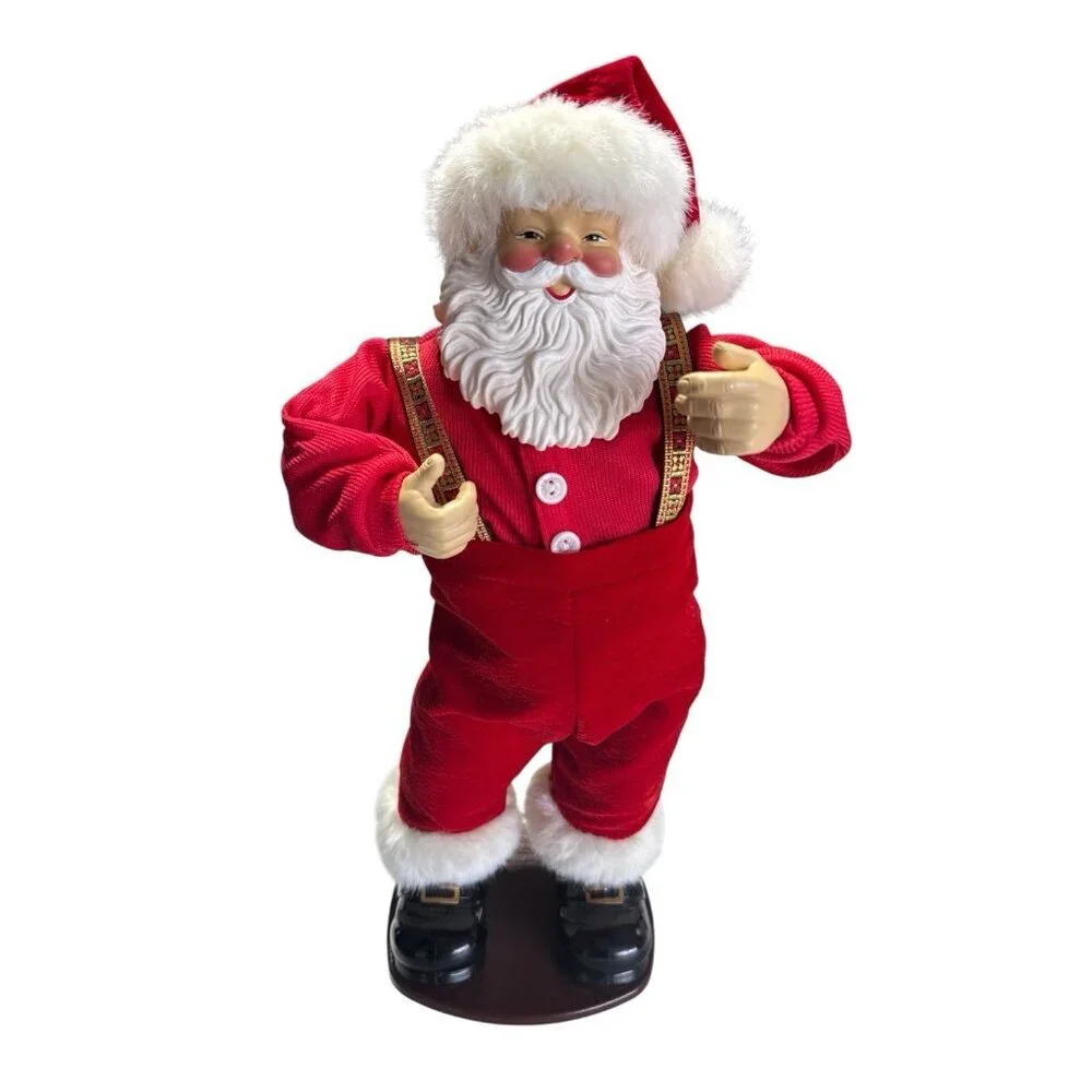 VTG Christmas Fantasy 1998 Rock Dancing Santa Animated Untested No Adapted Parts